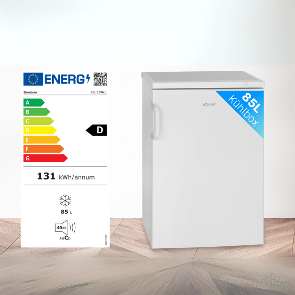 Zamrażarka podblatowa Bomann GS 2196.1 (biała)
