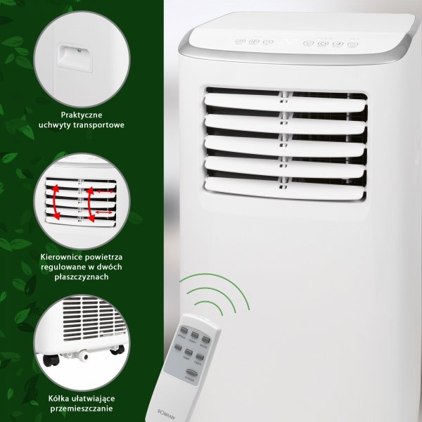 Klimatyzator przenośny, klimatyzacja 2.0 kW Bomann CL 6061 CB