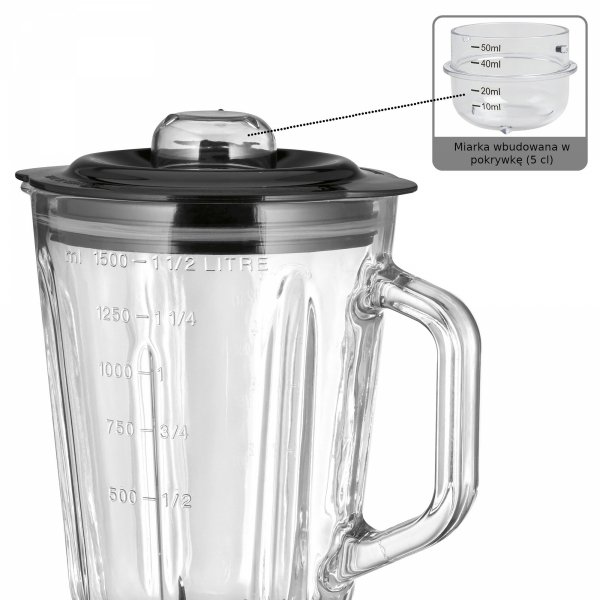 Mikser  blender kielichowy ProfiCook PC-UM 1195 (czerwony)