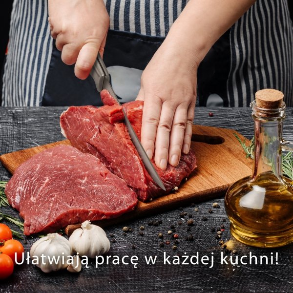 Zestaw noży kuchennych w bloku 7 elementów Classbach C-MBS 4018 (czarny)