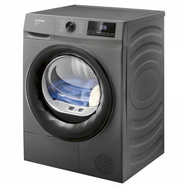 Suszarka bębnowa z pompą ciepła Bomann WPT 7154 (antracyt)