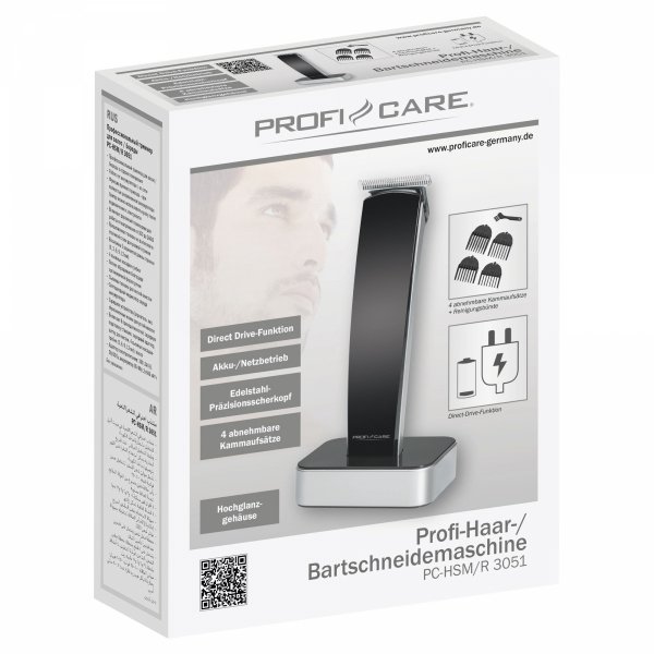 Profesjonalny trymer do włosów, brody ProfiCare PC-HSM , R 3051
