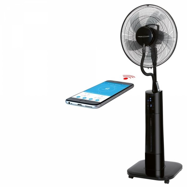 Podłogowy wentylator stojący z nawilżaczem WIFI ProfiCare PC-VL 3089 LB (40cm)
