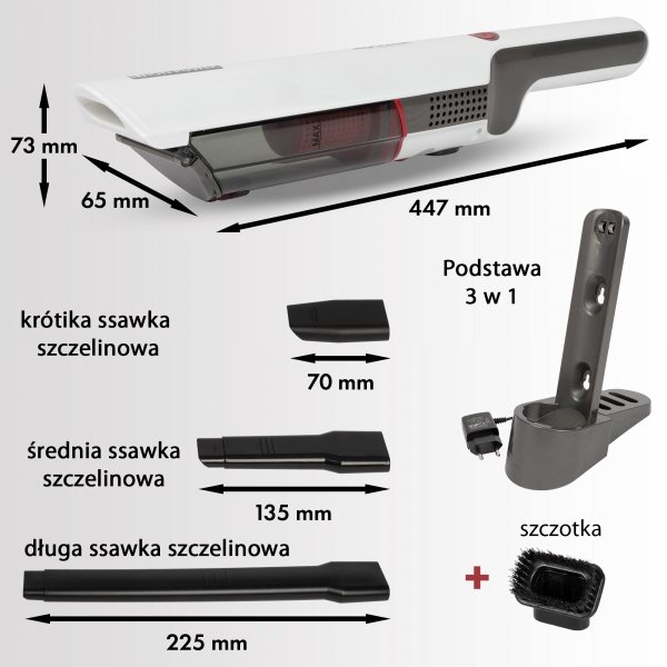 Ręczny odkurzacz akumulatorowy ProfiCare PC-AKS 3102