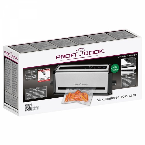 Zgrzewarka próżniowa, zgrzewarka do pakowania próżniowego ProfiCook PC-VK 1133