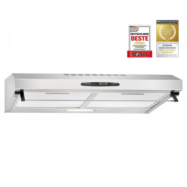 Okap podszafkowy kuchenny pochłaniacz 60 cm Bomann DU 623.3 INOX