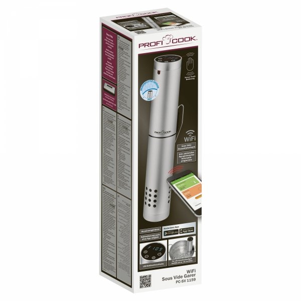Urządzenie, cyrkulator do gotowania sous vide, Cyrkulator WiFi ProfiCook PC-SV 1159