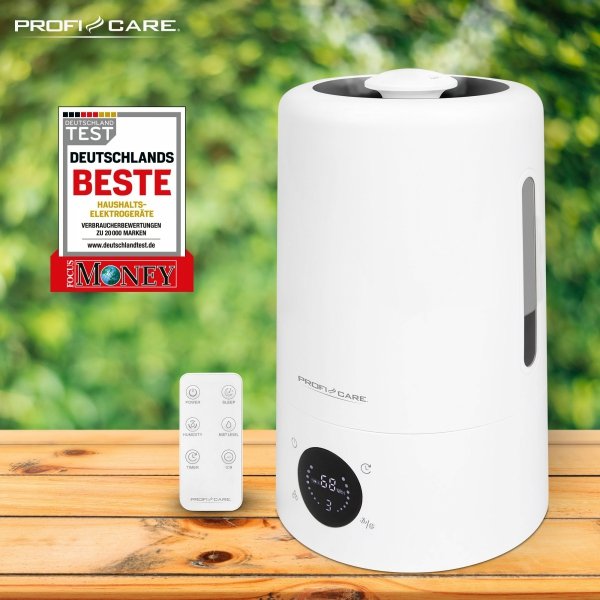 Ultradźwiękowy nawilżacz powietrza ProfiCare PC-LB 3077