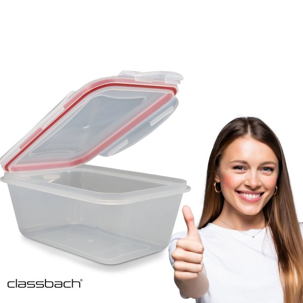 Pojemniki do przechowywania żywności 5x 1000 ml Classbach C-FHD 4007 K