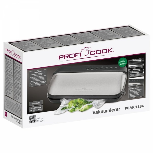 Zgrzewarka próżniowa, urządzenie do pakowania próżniowego ProfiCook PC-VK 1134