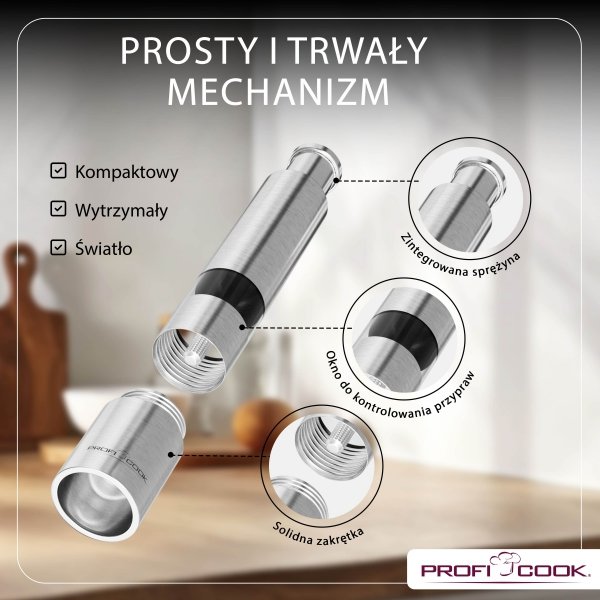 Zestaw młynków do przypraw ProfiCook PC-PSM 1160