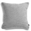 Gray decorative pillow houndstooth 45x45