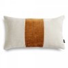 Rolo Rust Decorative Cushion with a Stripe 50x30