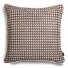 Sea green decorative pillow houndstooth 45x45