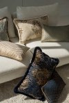 Navy Set of 7 Decorative Bedroom Pillows Aurum