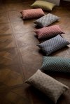 Mosaica czerwona poduszka dekoracyjna 50x30
