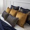 Navy-Gold Decorative Pillow Aurum 50x30