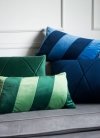  Stripes bordowo złota poduszka dekoracyjna 50x30