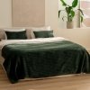 Geneva Black Bedroom Set: 2 Pillows + Bedspread