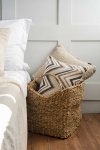 Boho beżowa poduszka dekoracyjna 60x40