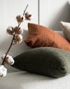 Cozy zielona poduszka dekoracyjna 60x40