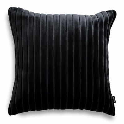 Cordian Schwarzes Dekokissen 50x50 Prestige Line