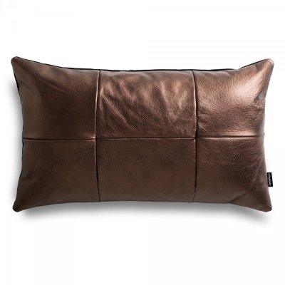 Leather Pillow Spark II Copper 50x30