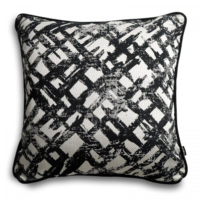 Black decorative cushion Glow 45x45