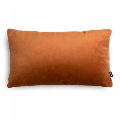 Velvet red decorative pillow 50x30