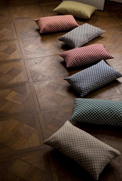 Mosaica czerwona poduszka dekoracyjna 50x30