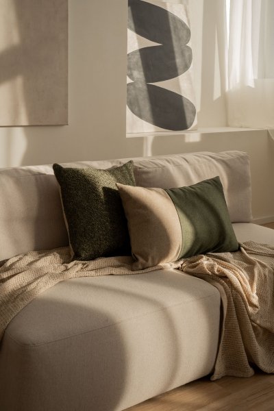 Honey-Graphite Pillow Set Coco+Bergen+Stone