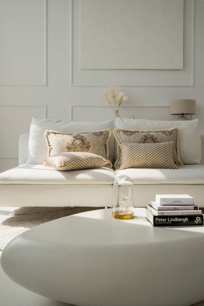 Cream-Gold Decorative Pillow Aurum 50x30