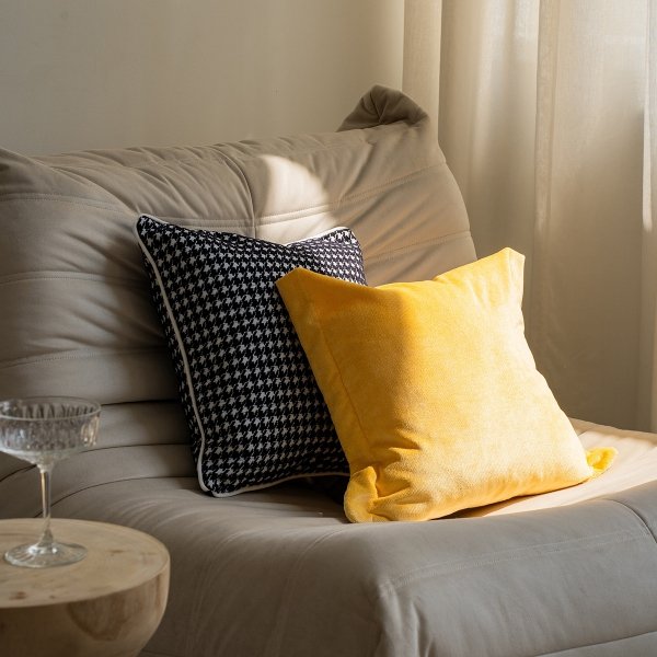 Honey-Graphite Pillow Set Coco+Bergen+Stone
