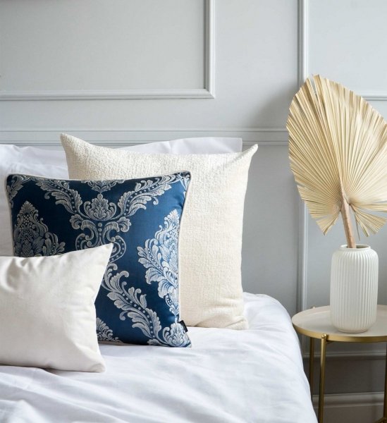 Velvet Cream Decorative Pillow 50x30