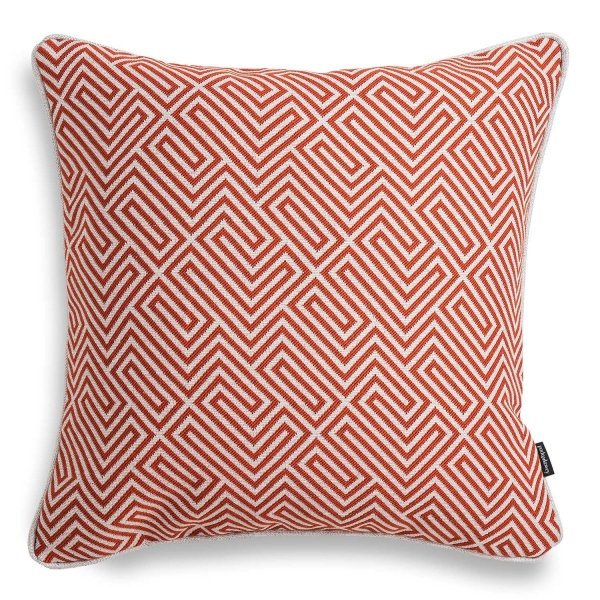 Mosaic Orange Decorative Pillow 45x45