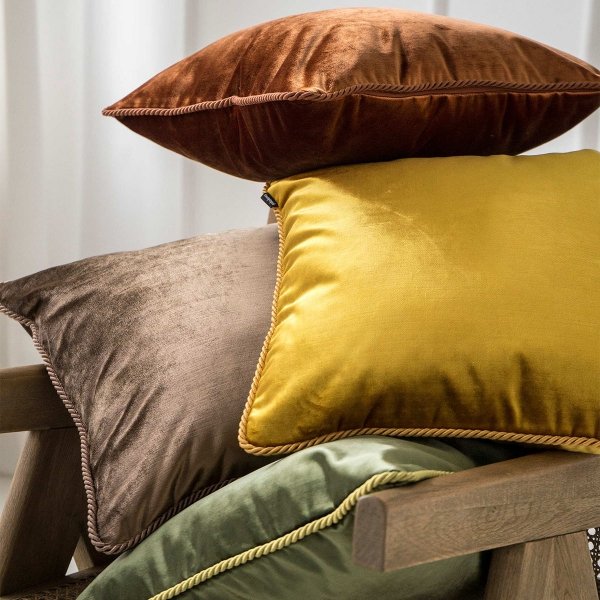 Beige Glamour Decorative Pillow