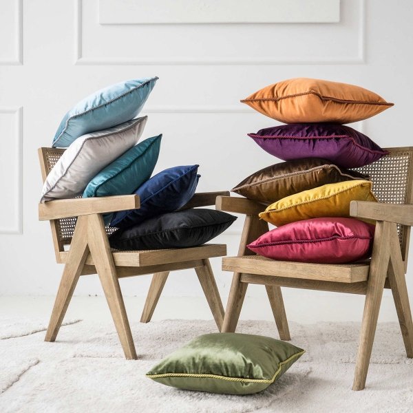 Blue Decorative Pillow Glamour