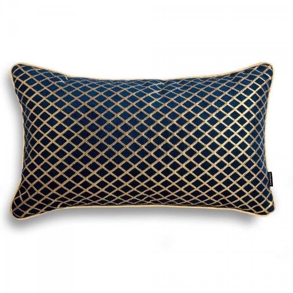 Navy-Gold Decorative Pillow Aurum 50x30