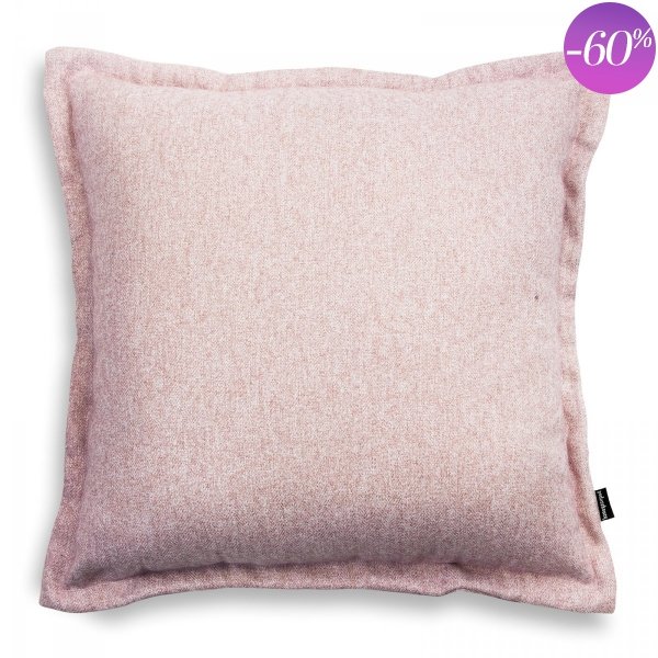Tweed poduszka dekoracyjna Różowa 45x45
