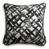 Black decorative cushion Glow 45x45