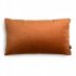 Velvet red decorative pillow 50x30