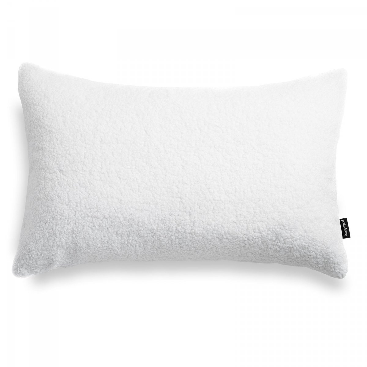 Cozy White Boucle Decorative Cushion 60x40