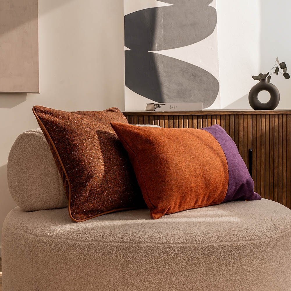 Honey-Graphite Pillow Set Coco+Bergen+Stone