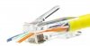 Wtyk RJ45 8p8c kat.6A drut przelotowy (100szt)