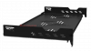 Półka stała RACK 19, 1U, o gł. 200 mm., mocowana z przodu, szybki montaż, czarna