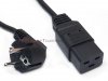 Kabel zasilający z uziemieniem 230/C19 - 1,8m