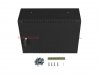 Lanberg Szafa RACK 19 wisząca 4U+3U, 540x200, niskoprofilowa, czarna