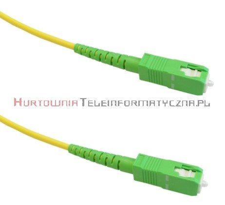 Patch cord światłowodowy SC/APC-SC/APC, SM, 9/125, simpleks, 45m