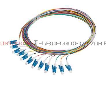 Pigtail SM 9/125, złącze LC/UPC, 2m multikolor (12 szt)