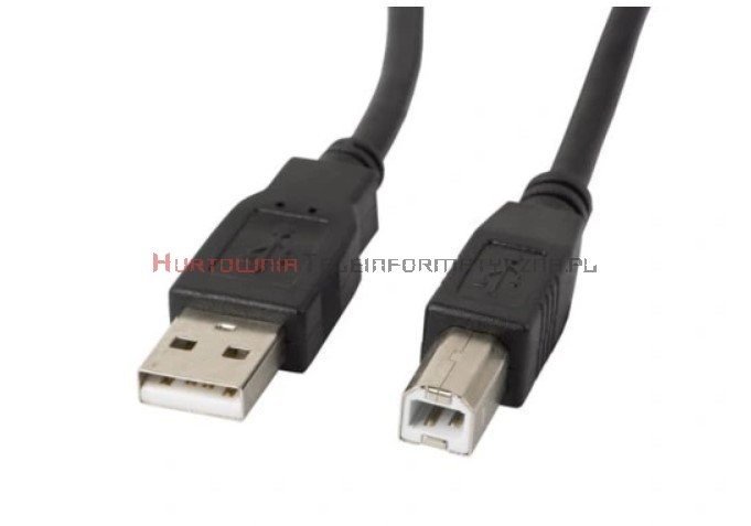 Kabel przyłączeniowy USB 2.0 wtyk A, wtyk B (drukarka) – 1,8 m